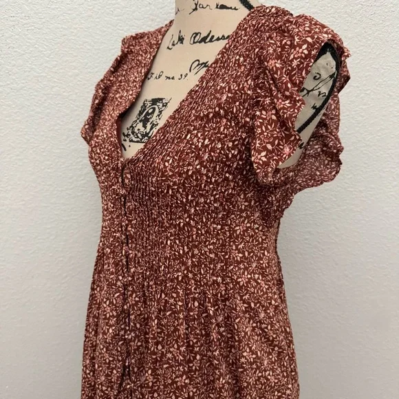 Madewell Pintuck Mini Dress in Florentine Floral Size XS - Picture 7 of 16